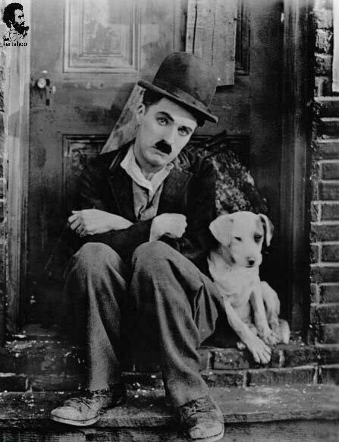 مدل پرتره سیاه قلم